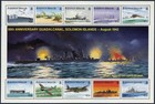 Solomon Islands 727-728 Sheets  Mnh  Ww Ii  Battle Of Guadalcanal-50  1992 