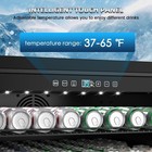 24 Inch Beverage Refrigerator 180 Cans Under Counter Fridge Outdoor Refrigerator