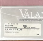 Pink Valance 86 X 15 Inches Regal Park Brand Blouson Style Pink rose Color Sears