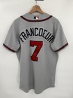 Vintage Atlanta Braves Jeff Francoeur Authentic Majestic Jersey Size 40 Gray