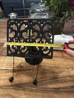 Cast Iron Cookbook Stand Music Bible Holder Scrolled Metal Page Saver Weights