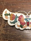 Vtg Gold Tone Multicolored Cloisonne Enamel Butterfly Barrette Hair Clip