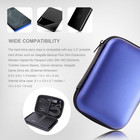 Hard Drive Case Eva Shockproof Storage Bag For 2 5 Inch Portable Hard Drives