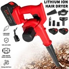 Cordless Leaf Blower Vacuum Handheld Electric Leaf Blower With 2 Li-ion Battery