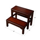 Nbr026   Niagara Furniture  Mahogany Bed Step