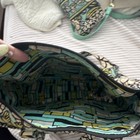 Multicolor Floral Print Vera Bradley Purse Zip Closure