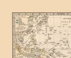 Historic Map - Oceania - Perthes 1870 - 28 16 X 23 - Vintage Wall Art