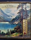 1960 Vintage Ad Thermometer Goodville Pa M O Singer Gen Merchandise Farm Supplie
