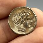 Rare Ancient Roman Greek Chariot Sicily Solid Silver Coin