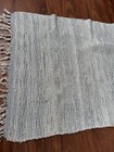 Vintage Woven Rag Rug Blue