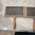 Clemes   Clemes Curved Back Wool Hand Carders Spinning Felting Pinole  Ca 8x5   