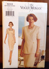 Vogue Sewing Pattern 9243 Misses Jacket And Dress Straight Sizes 20-24 Vtg Uncut