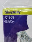 Simplicity Sewing Pattern  1969 Misses Pullover Top Size 10-22 -uncut Sew Simple