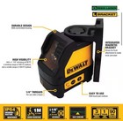 Dewalt 100 Ft Green Self-leveling Cross Line Laser Level W 3 Aa Batteries   Case