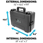 Cm Carry Case Fits Yamaha Mg12xu 12 Channel Mixer And More - Includes Case Only