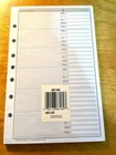 Day Runner 5 1 2 X 8 1 2 Telephone Address Pages 3   7 Ring 30 Page Pack - New