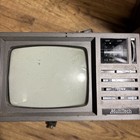 Vintage Multitech Deluxe 5 Inch B w Portable Crt Tv Retro Gaming Television
