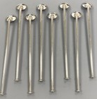 Sterling Silver 925 Straws Spoons Mint Julep Set Of 8 Jul02