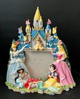 Lot 3 Disney Photo Frame   3d Princess Castle   Rhinestone Crown   Magnetic