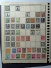 Box Of Old Battered International Albums With Stamps -some Better  - 625 Photos 