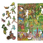 Wooden Jigsaw Puzzle For Adults By Foxsmartbox -245 Pieces- Fairy Forest  Summer