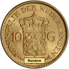 Netherlands Gold 10 Gulden   1947 Oz  - Au - Random Date