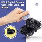  Dslr Digital Camera Camcorder Lens Tool 9pcs Lens Remover Ring Rubber Repair 