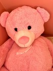 Giant Pink Teddy Bear Plush Stuffed Animal Oversized Soft Cuddly 4-5ft 