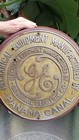 Antique Vintage Rare General Electric Panama Canal Mechanical Engine Plaque