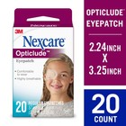 Opticlude Eyepatch  Regular Size  Contoured For Fit  Brown  20 Count  pack Of 3 