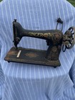 Singer Red Eye Vintage Sewing Machine Model 66  1922 W Accessories For Parts