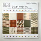 Lot 2 Simply Creative 12    X 12      6 x6  Scrapbooking Paper Pad Christmas Cheer