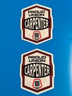 United Brotherhood Of Carpenters Proud Union Carpenter  hexagon  Hardhat Decals