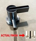 Brizo Double Robe Hook Modern Retro Bathroom Polished Nickel New 