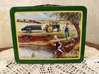 John Deere Green Metal Lunch Box Tin With Handle  Licensed Agriculture Theme