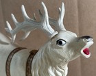 Extra Large Vintage Celluloid Christmas Reindeer Occupied Japan 