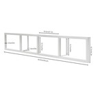 3 Shelf Album Display Games Racks Dvd Cd Storage Media Tower Video Racks Unit