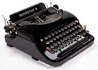 Remington Typewriter Black Model 5 Streamline 1937  reconditioned refurbished 