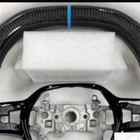 Customized Black Carbon Fiber Leather Steering Wheel For 2022-2025 Honda Civic