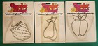 Vintage Makit   Bakit Stained Glass Frame Up Suncatcher  Fruit Clown  Lot Of 8