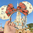 Holiday Lodge Snow Mickey Christmas Disney parks Minnie Mouse Ears Headband Us