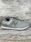 Men s New Balance 574 Gray Spikeless Golf Shoes Sz 10 Athletic Euc  