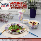 Melamine Dinnerware Set For 4-16 Pcs camping Dishes Set With Dinner Plates salad