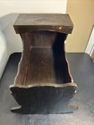 Vintage Wooden Baby Doll Cradle Hand Crafted Rocking 21   x 15    X 16   