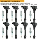 8pcs Spark Plug   Ignition Coil For Nissan Armada Titan Infiniti Qx56 5 6l Uf510