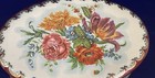 Oval Daher Floral Metal Tin Made In England 6   x4   x2 5      Vintage