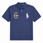 Polo Ralph Lauren Men s Custom Fit Polo Shirt Size L Navy Blue Yacht Club