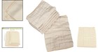 Soft   Durable Unbleached Cotton Prefold Cloth Diapers - Sizes For All Stages