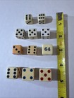 11 Speakeasy Vintage Celluloid Bakelite Butterscotch Amber Dice Lot Rare Color