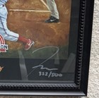 2018 Mlb Hall Of Fame Print Artist Signed  352 500 Jim Thome Chipper Jones 12x18